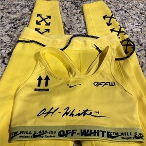 Nike Off-White Vibrant Yellow Top